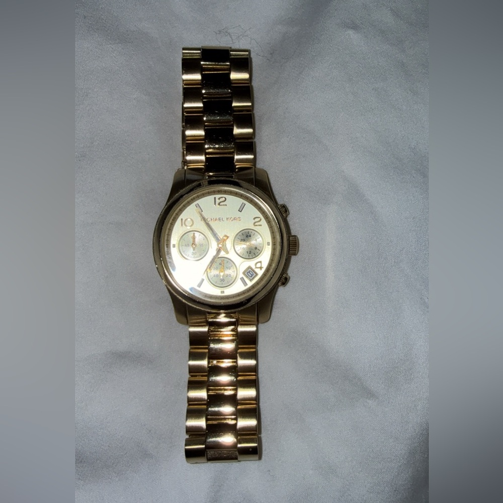 Michael Kors Rose Gold Chronograph Bracelet Watch